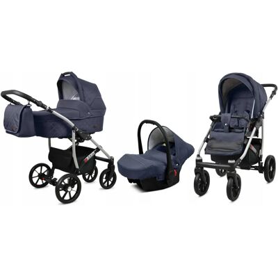 BabyLux - QBARO 3in1 - Anthracite - Poussette - Publicité BabyLux - QBARO 3in1 - Anthracite - Poussette - Publicité