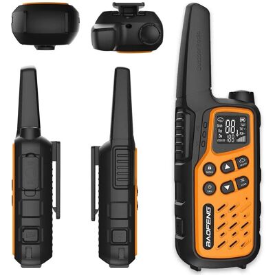 Walkie-Talkie Baofeng BF-T25E Pomarańczowe - Urządzenie Komunikacyjne Walkie-Talkie Baofeng BF-T25E Pomarańczowe - Urządzenie Komunikacyjne