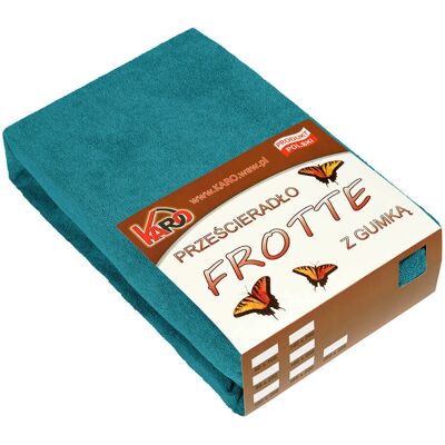 KARO - 048 - 200x220 cm - Frotte elastyczne prześcieradło KARO - 048 - 200x220 cm - Frotte elastyczne prześcieradło