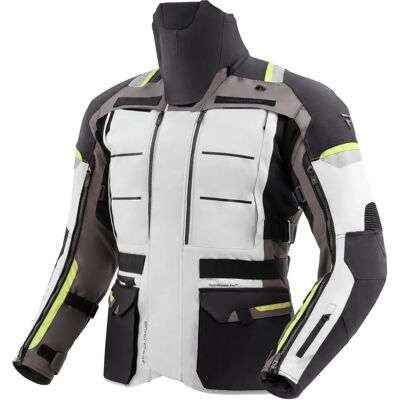 Giacca Rebelhorn Cubby V Nero Grigio Giallo Fluo - Touring Giacca Rebelhorn Cubby V Nero Grigio Giallo Fluo - Touring