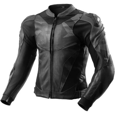 Rebelhorn Inferno Schwarze Leder Motorradjacke - Jacke Rebelhorn Inferno Schwarze Leder Motorradjacke - Jacke