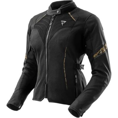 Rebelhorn - Jax - Schwarz und Gold - S - Motorcycle jacket Rebelhorn - Jax - Schwarz und Gold - S - Motorcycle jacket