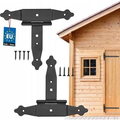 KOTARBAU Stahl T-Scharnier - 150mm - Türbeschlag KOTARBAU Stahl T-Scharnier - 150mm - Türbeschlag