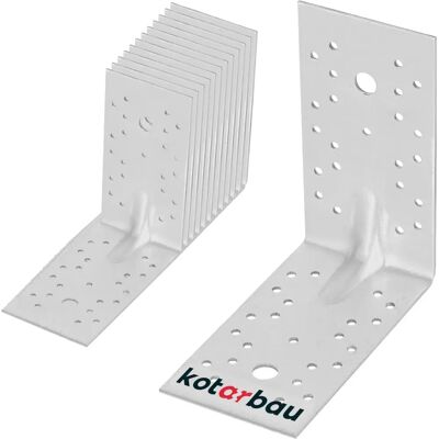 KOTARBAU Stalowy Złącze Kątowe 150x150x80mm - Trwałe, Zinkowane KOTARBAU Stalowy Złącze Kątowe 150x150x80mm - Trwałe, Zinkowane
