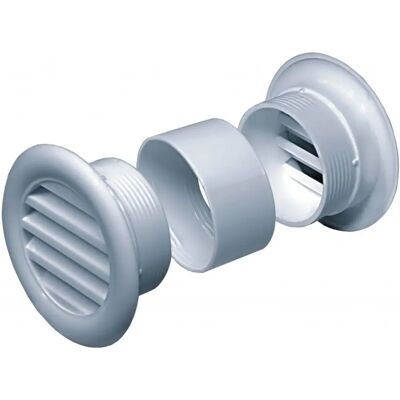 Awenta Grille de ventilation de porte blanc/marron 40mm - Grille de ventilation - Publicité Awenta Grille de ventilation de porte blanc/marron 40mm - Grille de ventilation - Publicité