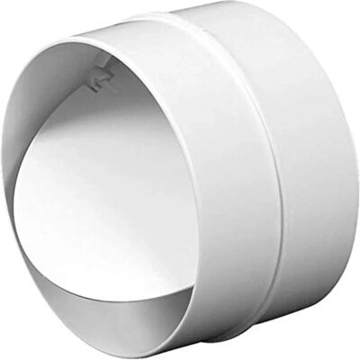 Connettore tubi ventilazione in PVC bianco Awenta 125mm Connettore tubi ventilazione in PVC bianco Awenta 125mm