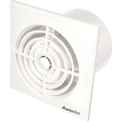 Odvětrávací ventilátor koupelny Awenta WZ100 - Tichý, Bílý, 102m3/h Odvětrávací ventilátor koupelny Awenta WZ100 - Tichý, Bílý, 102m3/h
