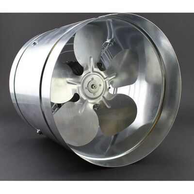 Awenta WK200 Inline Ventilation Fan - 200mm Metal Awenta WK200 Inline Ventilation Fan - 200mm Metal
