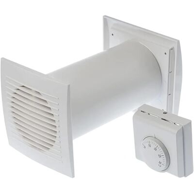 Awenta CM100 Weiß 4-in-1 Lüftungssatz mit Thermostat - Produkttyp Awenta CM100 Weiß 4-in-1 Lüftungssatz mit Thermostat - Produkttyp