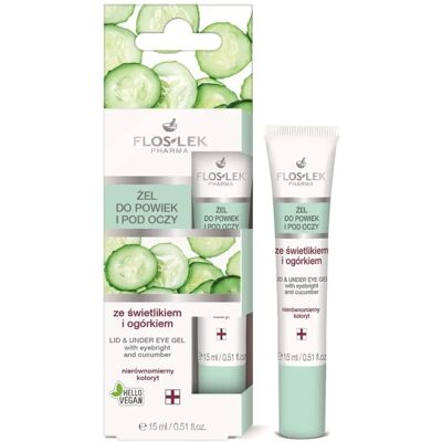 FlosLek Pharma Augenpflege Brightening Kräuter Gel - 15ml FlosLek Pharma Augenpflege Brightening Kräuter Gel - 15ml