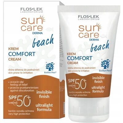 Floslek Laboratorium Sonnenschutz Derma Beach SPF 50+ 50 ml - Gesichtssonnencreme Floslek Laboratorium Sonnenschutz Derma Beach SPF 50+ 50 ml - Gesichtssonnencreme