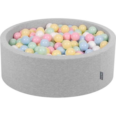 KiddyMoon 90x30cm/300 Balles Pêcheur - Gris Clair - Publicité KiddyMoon 90x30cm/300 Balles Pêcheur - Gris Clair - Publicité