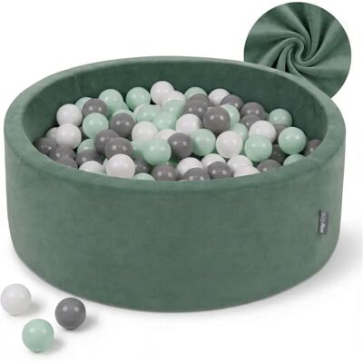 KIDDYMOON Velvet Ball Pit 90x30 cm - Multicolore - Ball Pit - Publicité KIDDYMOON Velvet Ball Pit 90x30 cm - Multicolore - Ball Pit - Publicité