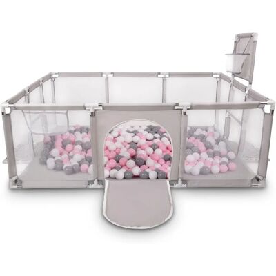 Selonis - BO-100X - szary - 180x122x62 cm - Ball pit Selonis - BO-100X - szary - 180x122x62 cm - Ball pit