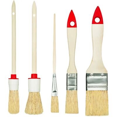 HARDY WORKING TOOLS - M7 - 3 plates 2 rondes - Ensemble de pinceaux - Publicité HARDY WORKING TOOLS - M7 - 3 plates 2 rondes - Ensemble de pinceaux - Publicité