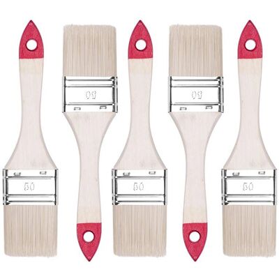 HARDY WORKING TOOLS M7 Set di Pennelli - 5 pennelli stretti, 2 pollici HARDY WORKING TOOLS M7 Set di Pennelli - 5 pennelli stretti, 2 pollici