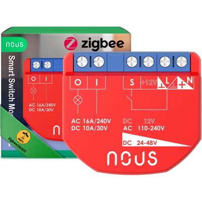 Nous B2Z ZigBee Intelligentes Relais mit Energiezähler - Hausautomatisierung Nous B2Z ZigBee Intelligentes Relais mit Energiezähler - Hausautomatisierung