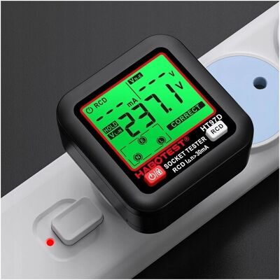Habotest - HT97D - LCD Grand - Testeur de tension - Publicité Habotest - HT97D - LCD Grand - Testeur de tension - Publicité