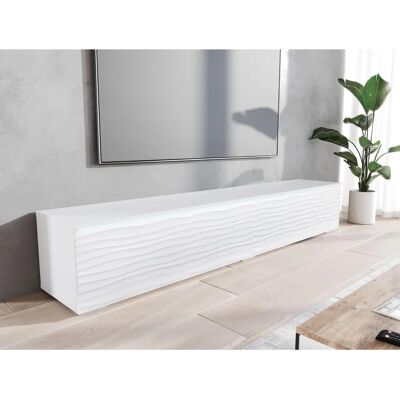 Muebles Slavic Weiß Weißwellig TV Möbel - TV Stand Muebles Slavic Weiß Weißwellig TV Möbel - TV Stand