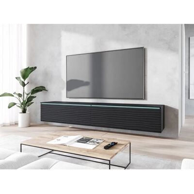 Muebles Slavic Schwarzer Wellen TV-Möbel - TV-Möbel Muebles Slavic Schwarzer Wellen TV-Möbel - TV-Möbel