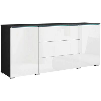 IKEA Moderner Schubladenschrank - Anthrazit/Weiß IKEA Moderner Schubladenschrank - Anthrazit/Weiß