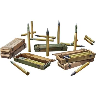 Set munizioni esercito tedesco Mini Art - Modello plastica 1/35 Set munizioni esercito tedesco Mini Art - Modello plastica 1/35
