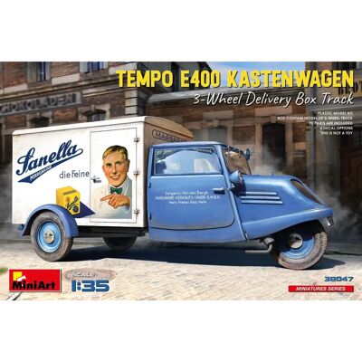 Mini Art E400 Militärmodellbau - 3-Rad Lieferbox - 1:35 Mini Art E400 Militärmodellbau - 3-Rad Lieferbox - 1:35