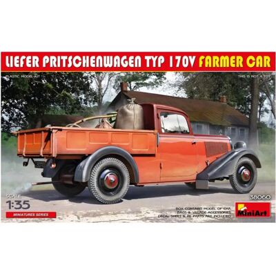 Mini Art Militärmodellkit - Landwirt LKW Typ 170V 1:35 Mini Art Militärmodellkit - Landwirt LKW Typ 170V 1:35