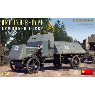 Mini Art Britischer B-Typ gepanzerter LKW Kit - 1:35 Militärmodell Mini Art Britischer B-Typ gepanzerter LKW Kit - 1:35 Militärmodell
