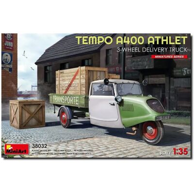 Mini Art A400 Athlet 3-Rad Transporter Bausatz - 1:35 Mini Art A400 Athlet 3-Rad Transporter Bausatz - 1:35