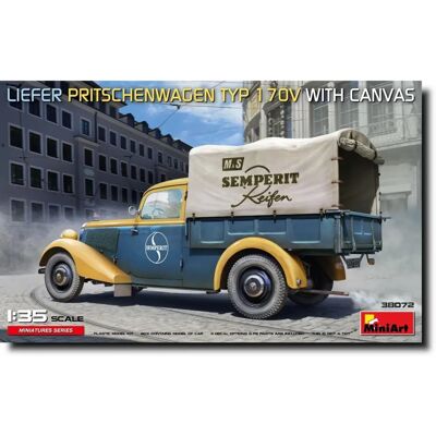 Mini Art MA38072 1/35 Lieferwagen mit Plane - Modellbausatz Mini Art MA38072 1/35 Lieferwagen mit Plane - Modellbausatz