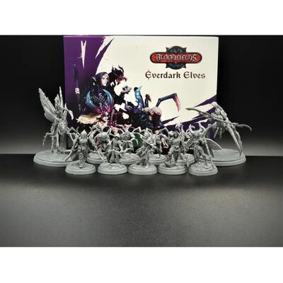 Titan Forge Bloodfields Everdark Elves Starter-Set - Miniaturen für Figuren-Spiel Titan Forge Bloodfields Everdark Elves Starter-Set - Miniaturen für Figuren-Spiel