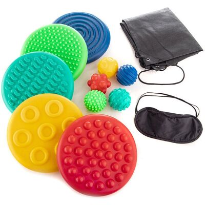 Ravensburger Mémoire Sensorielle Disques Sensoriels - Jeu de Mémoire et Toucher Ravensburger Mémoire Sensorielle Disques Sensoriels - Jeu de Mémoire et Toucher