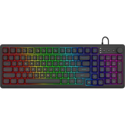 Tastiera Savio Galaxis - USB QWERTY Inglese US - Nero Tastiera Savio Galaxis - USB QWERTY Inglese US - Nero