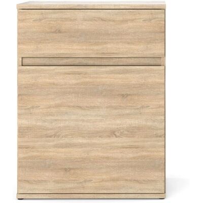 CÓMODA Roble Sonoma Blanca Moderna 60cm - Dormitorio, Salón CÓMODA Roble Sonoma Blanca Moderna 60cm - Dormitorio, Salón
