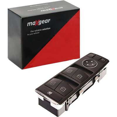 Maxgear Interruptor de Janela Mercedes-Benz C-Classe - Esquerda Frontal - Espelho Elétrico Maxgear Interruptor de Janela Mercedes-Benz C-Classe - Esquerda Frontal - Espelho Elétrico