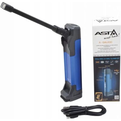 Asta - Cob Led 400lm - Elastyczny - Magnetyczna Podstawa - Latarka Warsztatowa Asta - Cob Led 400lm - Elastyczny - Magnetyczna Podstawa - Latarka Warsztatowa