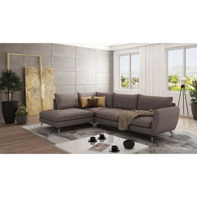 Victor - Ecksofa - Color Braun-Khaki - Canapé - Publicité Victor - Ecksofa - Color Braun-Khaki - Canapé - Publicité