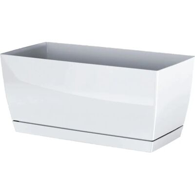 Prosperplast Pianta in plastica bianco Coubi - 24x12x11 cm - Pianta Prosperplast Pianta in plastica bianco Coubi - 24x12x11 cm - Pianta