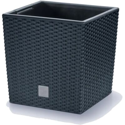 Pot de Plante Prosperplast Rato Low - Look en rotin moderne - Résistant UV Pot de Plante Prosperplast Rato Low - Look en rotin moderne - Résistant UV