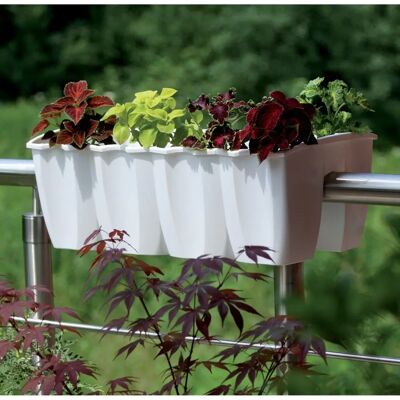 Prosperplast Hrantík na zábradlí CROWN Bílý 58cm Prosperplast Hrantík na zábradlí CROWN Bílý 58cm