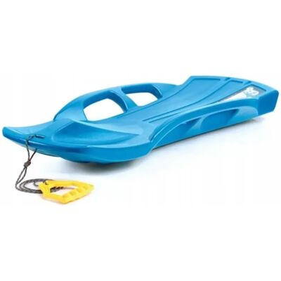 Prosperplast Snow Train - Blauer Schlitten mit Griffen & Fußstütze - 110x14,5x40 cm Prosperplast Snow Train - Blauer Schlitten mit Griffen & Fußstütze - 110x14,5x40 cm