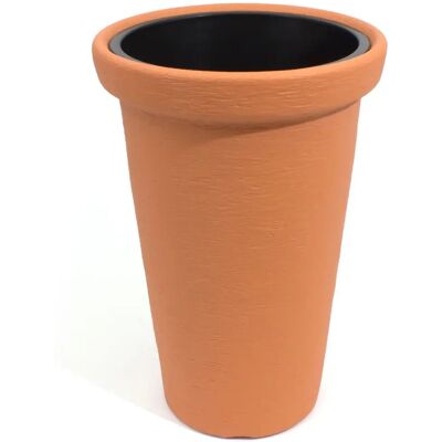 PROSPERPLAST Classic Tower Pflanzgefäß - 40x63 cm, Orange PROSPERPLAST Classic Tower Pflanzgefäß - 40x63 cm, Orange