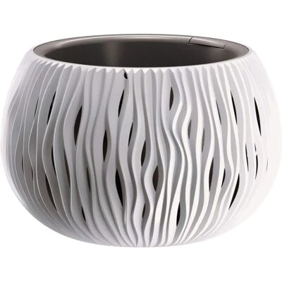 Prosperplast Bowl Sandy Bianco - Vaso da fiori Prosperplast Bowl Sandy Bianco - Vaso da fiori