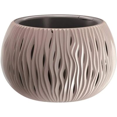 Vaso Sandy Bowl PROSPERPLAST - 29cm x 19cm - Design Moderno Vaso Sandy Bowl PROSPERPLAST - 29cm x 19cm - Design Moderno