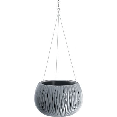 Prosperplast - DSK290WS-405U - Gris piedra - Florero Prosperplast - DSK290WS-405U - Gris piedra - Florero