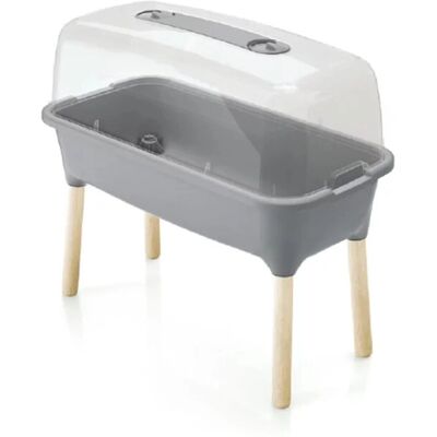 Prosperplast - RESPANA PLANTER WOOD HIGH - Szürke - Planter Prosperplast - RESPANA PLANTER WOOD HIGH - Szürke - Planter