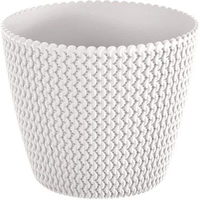 Pot de fleurs blanc Prosperplast Splofy - 18,6L, Ø34,1x28,9cm - Publicité Pot de fleurs blanc Prosperplast Splofy - 18,6L, Ø34,1x28,9cm - Publicité
