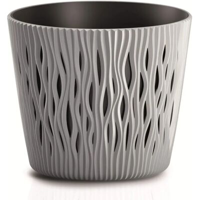 Prosperplast Modèle Dsr130 - Pot de fleurs rond Sandy - 0.9L Prosperplast Modèle Dsr130 - Pot de fleurs rond Sandy - 0.9L