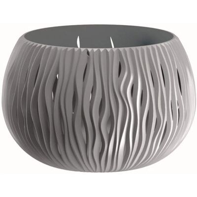 Vaso Prosperplast Pietra Grigia Set 2-in-1 - Decorazione Interni/Esterni Vaso Prosperplast Pietra Grigia Set 2-in-1 - Decorazione Interni/Esterni